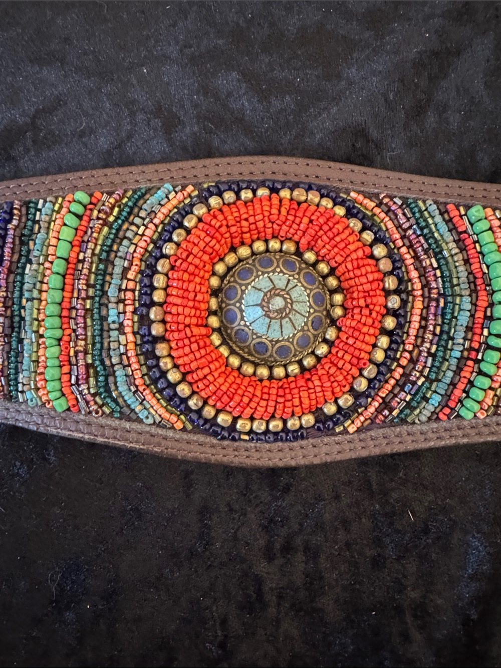 Chico’s Marquesa Slouch Belt – Multi Bright – Size M/L NWT